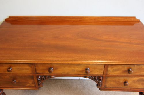 fig 2. Antique Victorian Mahogany Dressing Table Writing Side Table