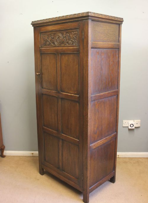 fig 1. Antique Oak Hall Robe