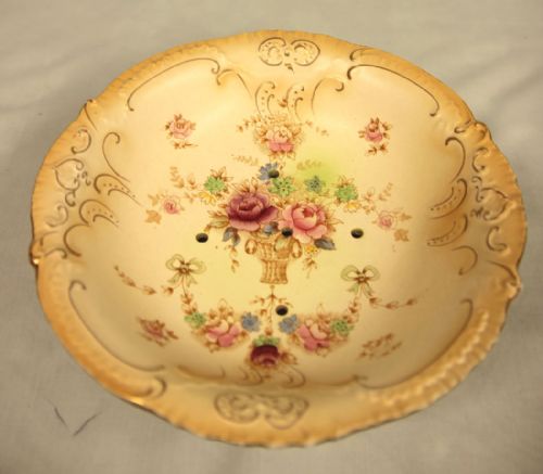 ANTIQUE CERAMICS CROWN DEVON DRAINING BOWL - ADDITIONAL PHOTO 4