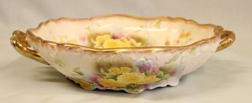 PRETTY ANTIQUE CERAMIC DISH SHAPED BOWL - ADDITIONAL PHOTO 2