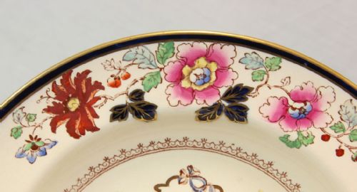 ANTIQUE MASON'S IRONSTONE CHINA CERAMIC 19TH CENTURY SOUP BOWL DISHES - ADDITIONAL PHOTO 3