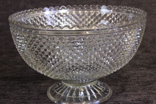 ANTIQUE GLASS BOWL - ADDITIONAL PHOTO 2
