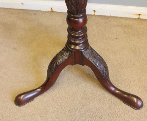 EDWARDIAN MAHOGANY TORCHERE PLANT STAND - ADDITIONAL PHOTO 10