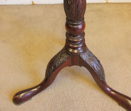 EDWARDIAN MAHOGANY TORCHERE PLANT STAND - ADDITIONAL PHOTO 12