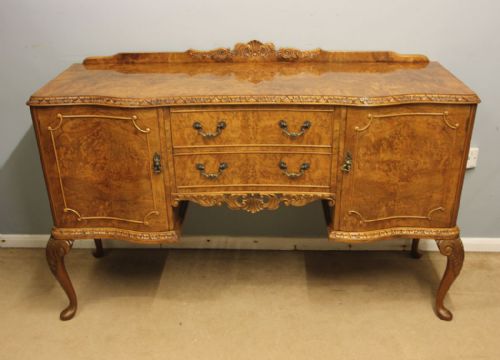 fig 1. Burr Walnut Sideboard Server