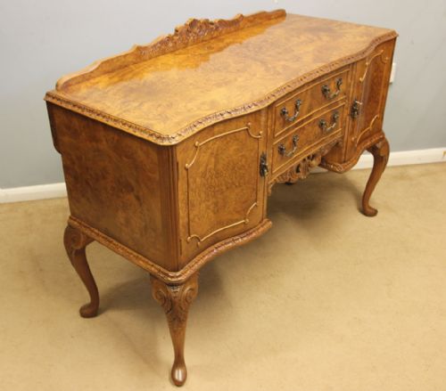 fig 1. Small Burr Walnut Sideboard Server