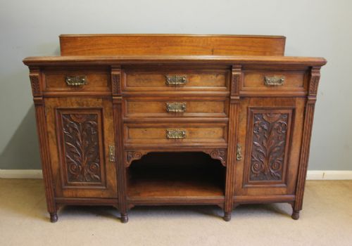 fig 1. Antique Pollard Oak Sideboard Dresser Base