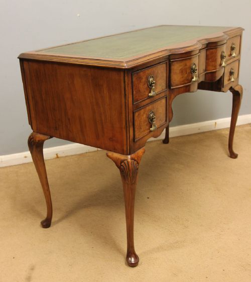fig 1. Antique Walnut Ladies Writing Table Desk
