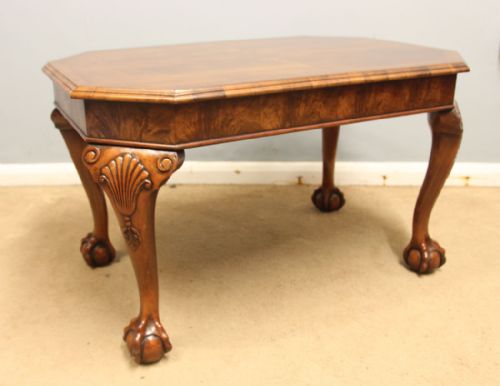 ANTIQUE WALNUT COFFEE TABLE - ADDITIONAL PHOTO 2