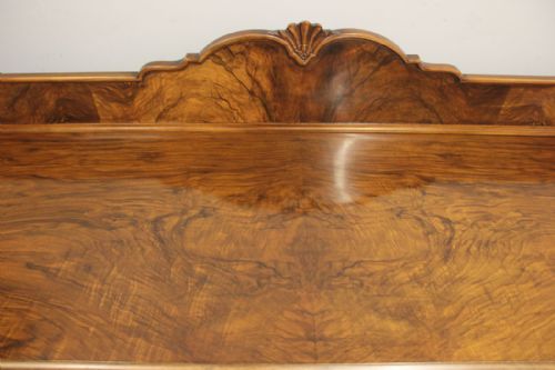 QUALITY ANTIQUE FIGURED WALNUT SIDEBOARD SERVER - ADDITIONAL PHOTO 6