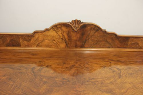 QUALITY ANTIQUE FIGURED WALNUT SIDEBOARD SERVER - ADDITIONAL PHOTO 16