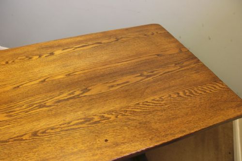ANTIQUE OAK REFECTORY KITCHEN FARMHOUSE DINING TABLE - ADDITIONAL PHOTO 6