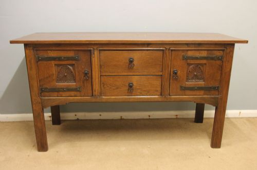 ANTIQUE OAK SIDEBOARD DRESSER BASE