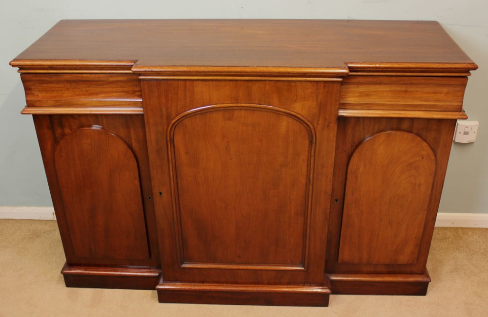 Antique Victorian Mahogany Chiffonier Sideboard Base,