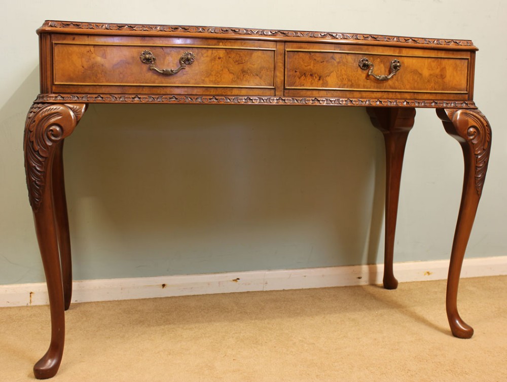 Antique Burr Walnut Side Table