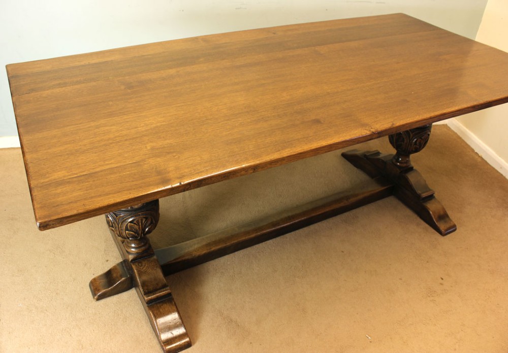 Antique Oak Refectory Table
