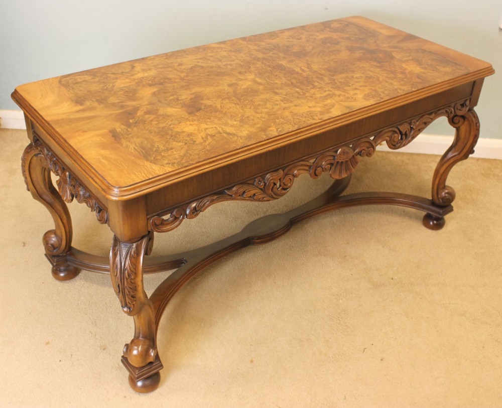 Burr Walnut Coffee Table