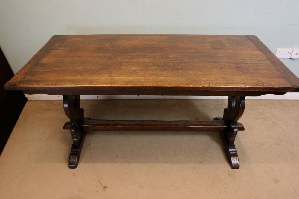 Antique Oak Refectory Dining Table