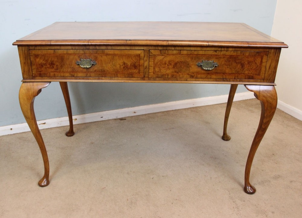 Antique Figured Walnut Side Table