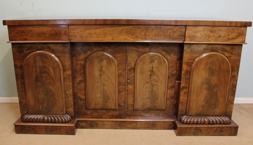Antique Victorian Mahogany Chiffonier Sideboard Base