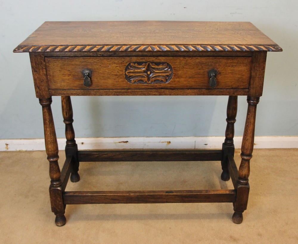 Oak Hall Side Table