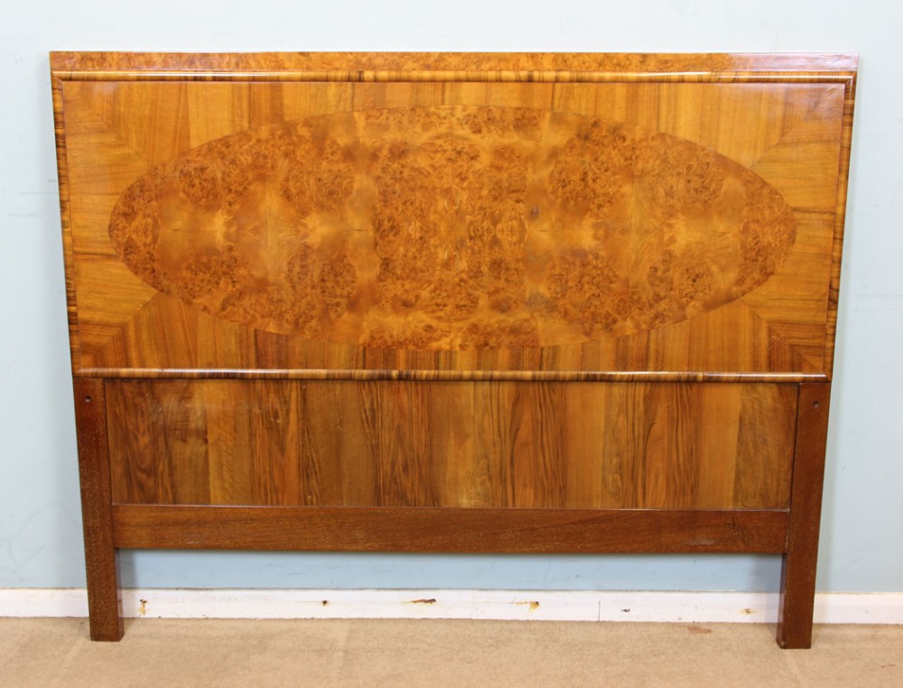 Burr Walnut Bed Headboard