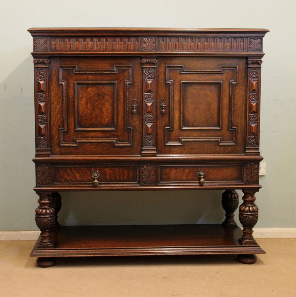 Quality Oak Walnut Sideboard