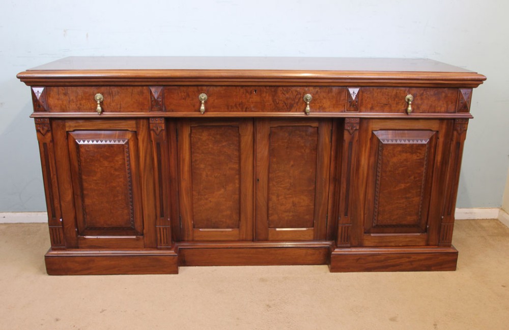 Quality Antique Mahogany Sideboard Dresser Base