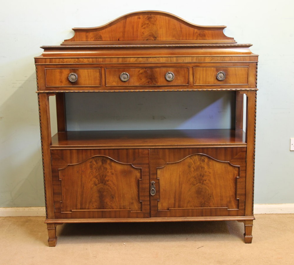 Antique Mahogany Buffet Server