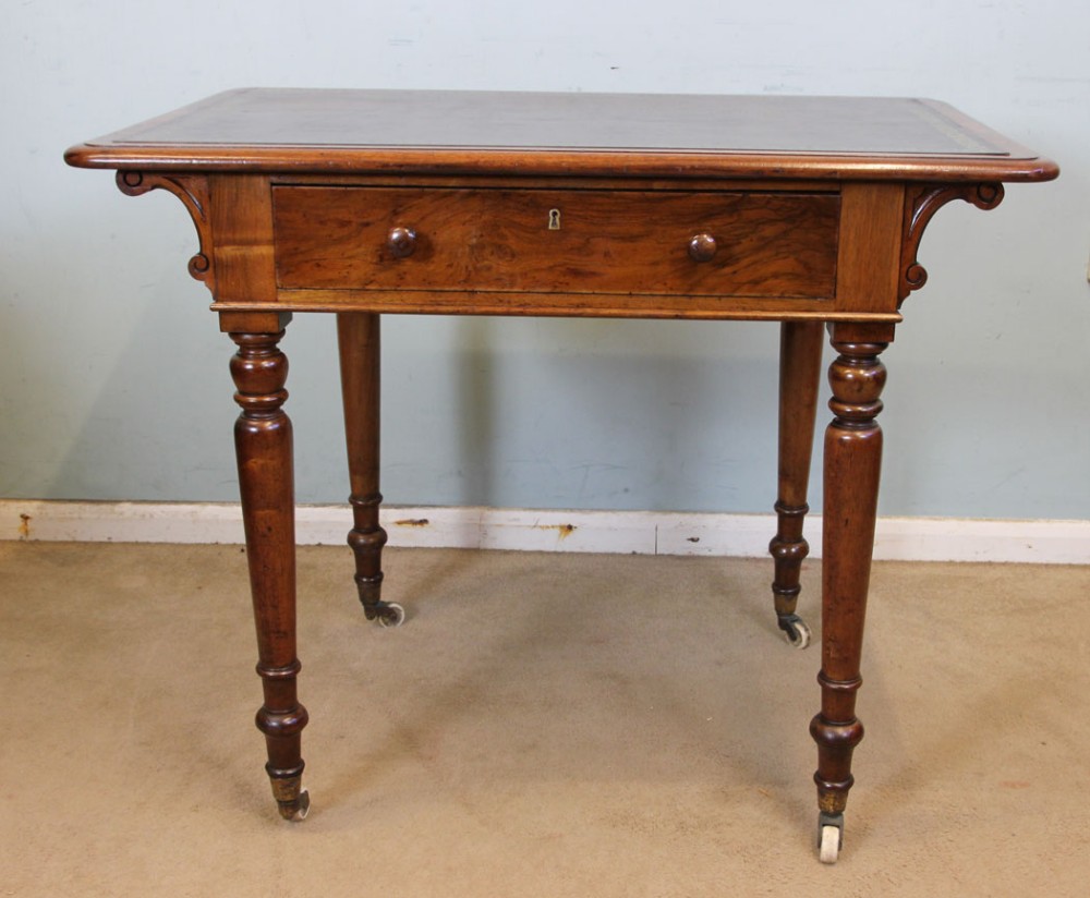 Antique Victorian Walnut  Writing Table