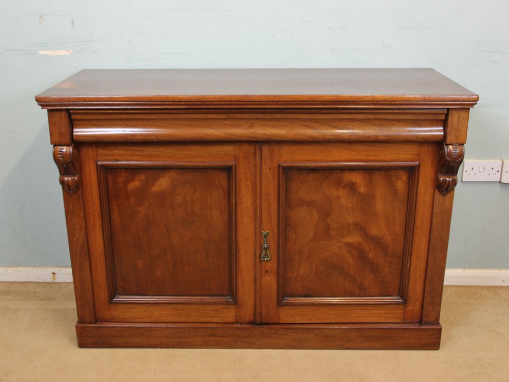 Antique Mahogany Chiffonier Sideboard Base