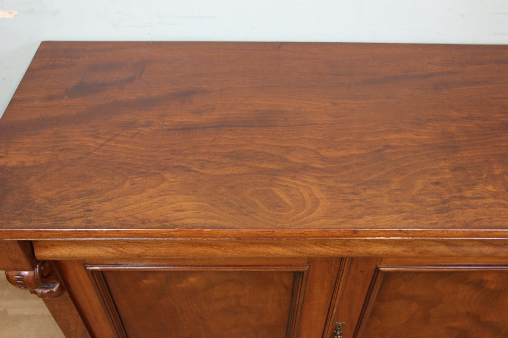 Antique Mahogany Chiffonier Sideboard Base View V