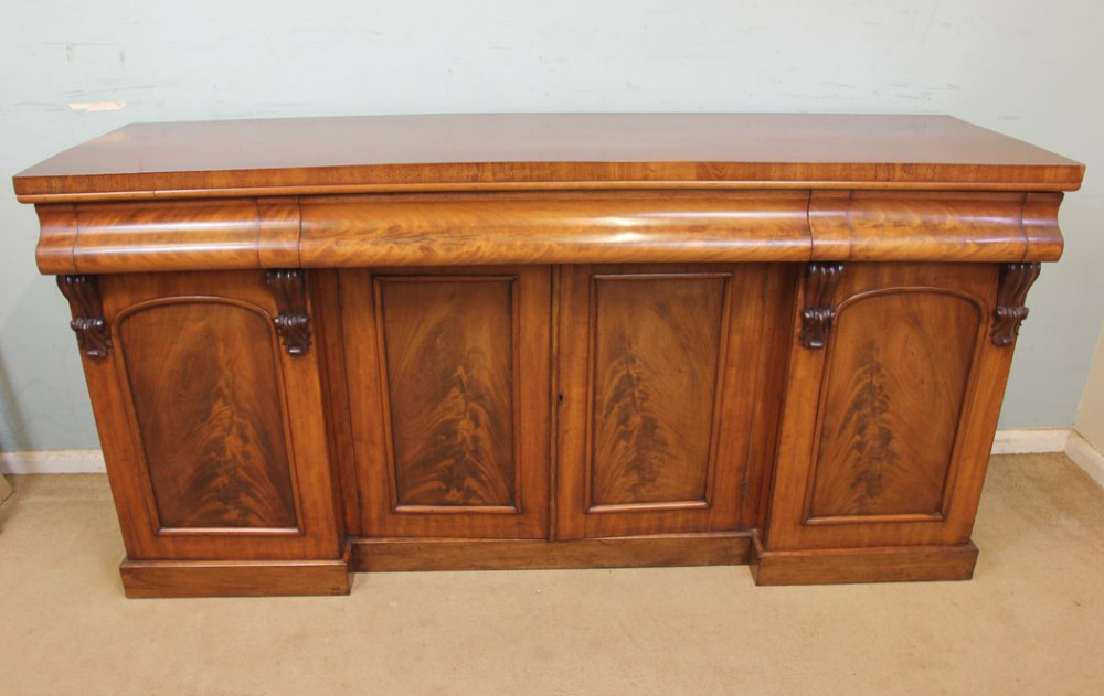 Antique Victorian Mahogany Sideboard Base. 