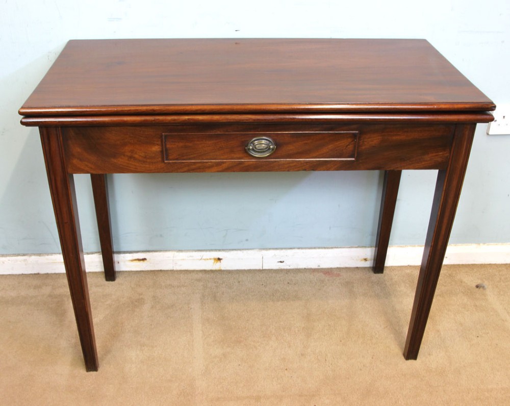 Antique Georgian Mahogany Side Table Tea Table