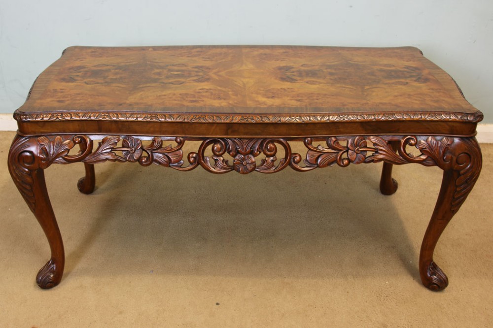 Burr Walnut Coffee Table
