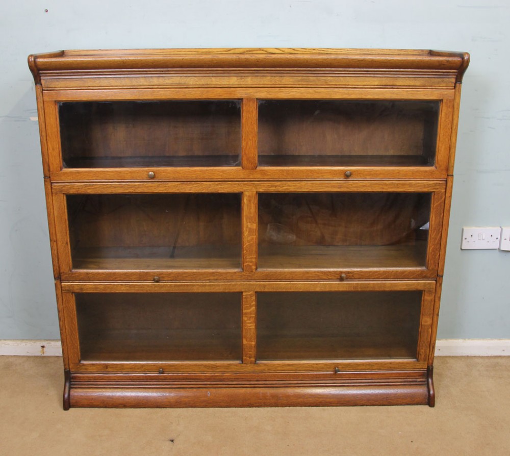 Oak Globe Wernicke Style Stacking Bookcase