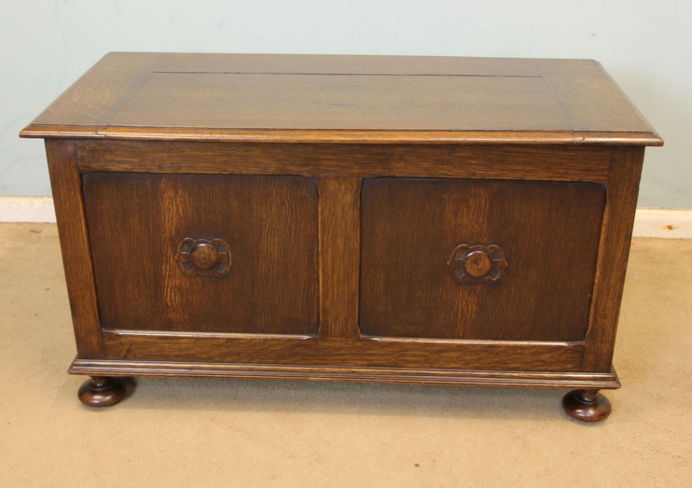 Oak Coffer Blanket Chest