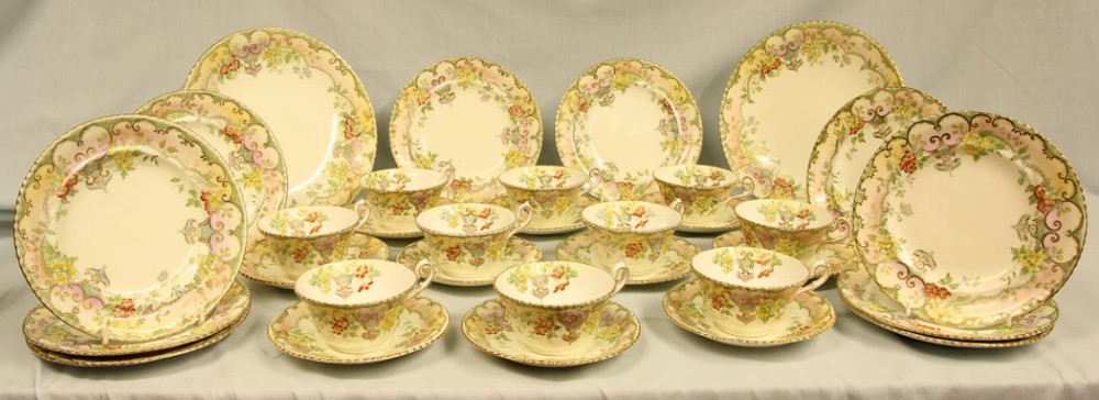 Antique 32 Piece China Tea Set