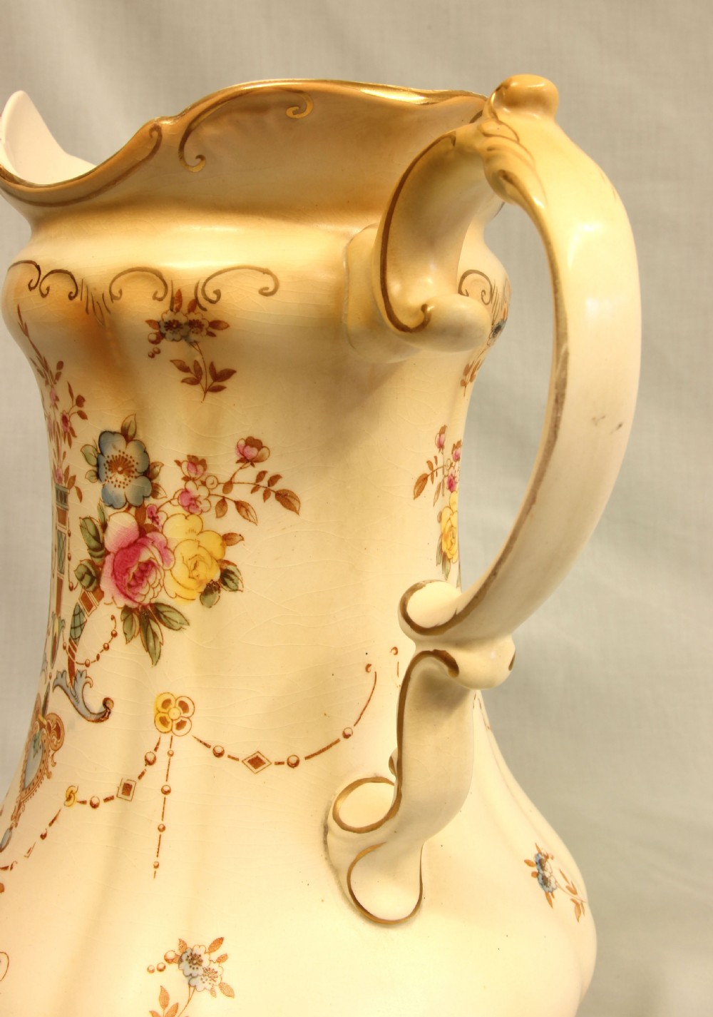 Antique Crown Devon Jug & Bowl Set View VI