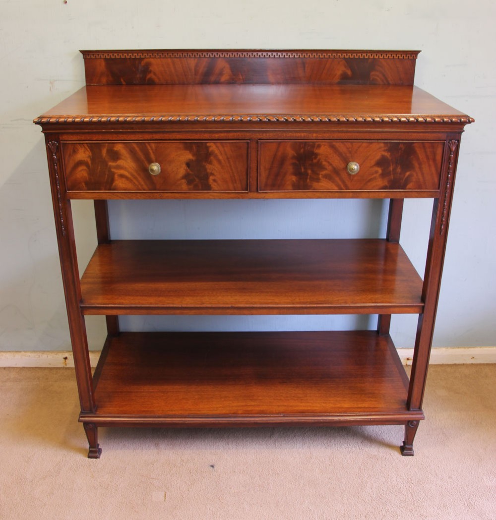 Antique Mahogany Sideboard Buffet Server