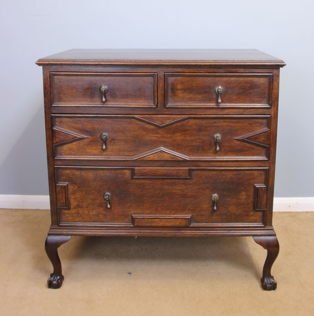Antique Small Oak Chest of Drawers