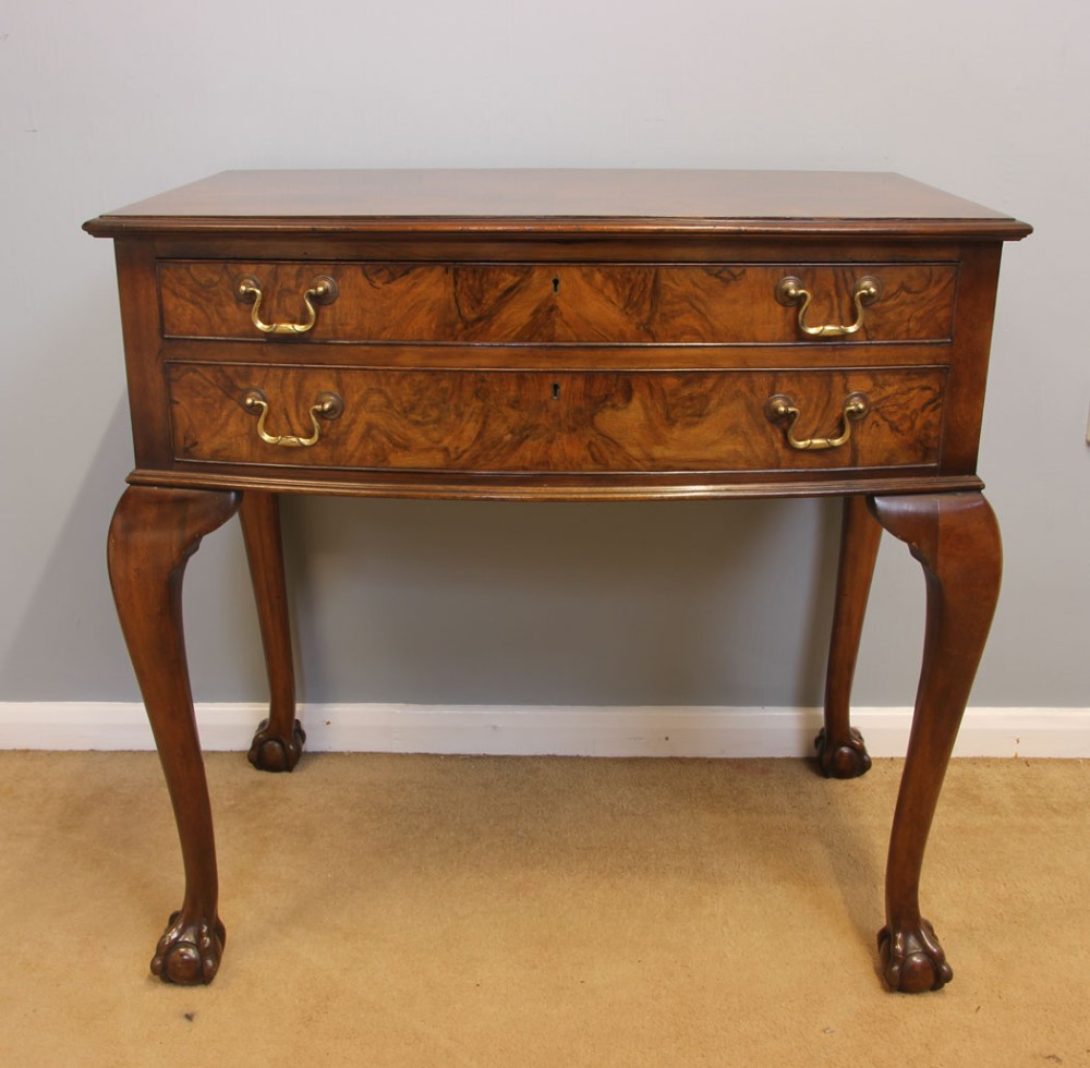 Antique Walnut Serving Side Table.
