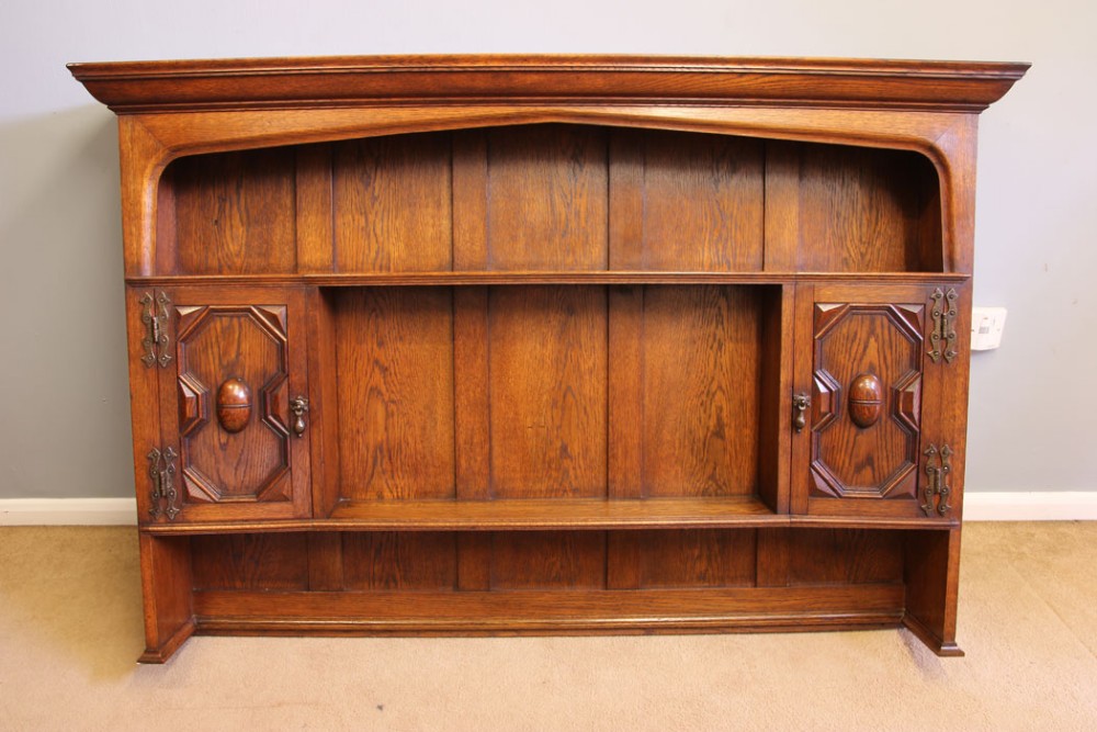 Antique Oak Sideboard Dresser Top.