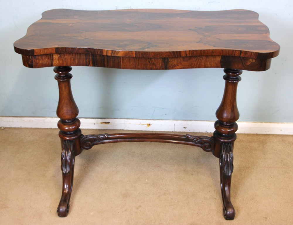 Antique Victorian Rosewood Side Centre Table. 