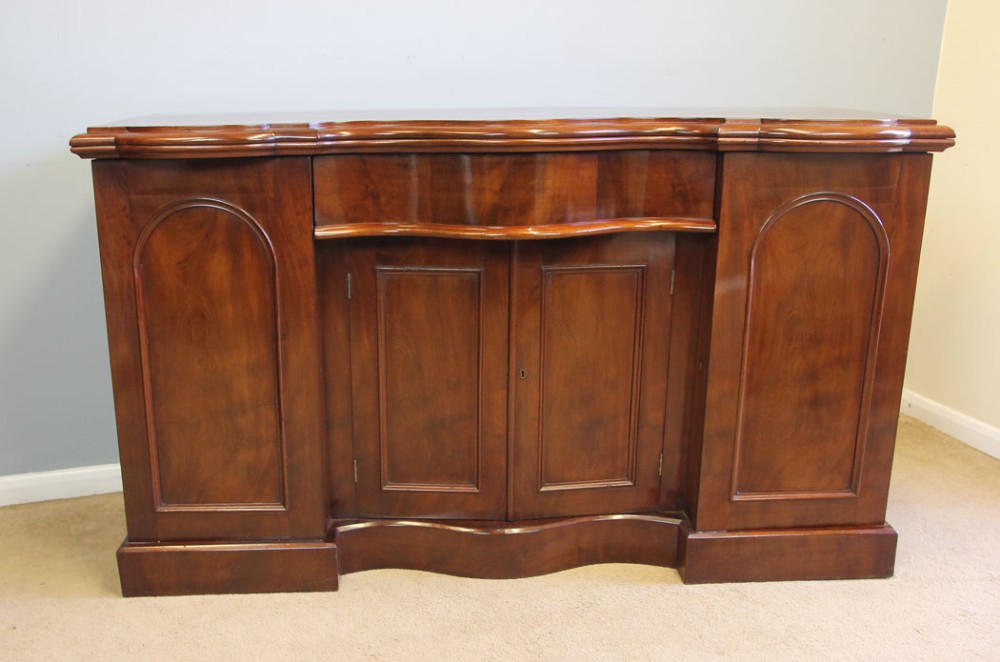 Antique Victorian Mahogany Chiffonier Sideboard Base,
