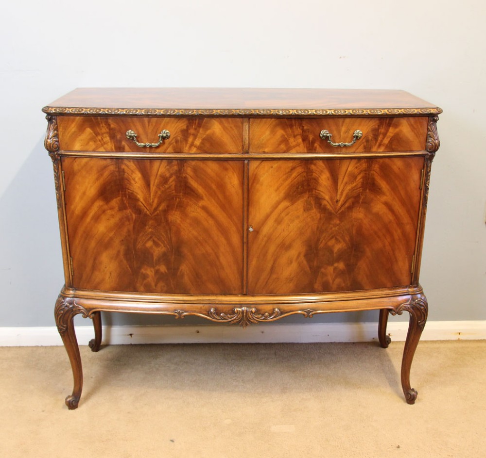Antique Figured Mahogany Sideboard