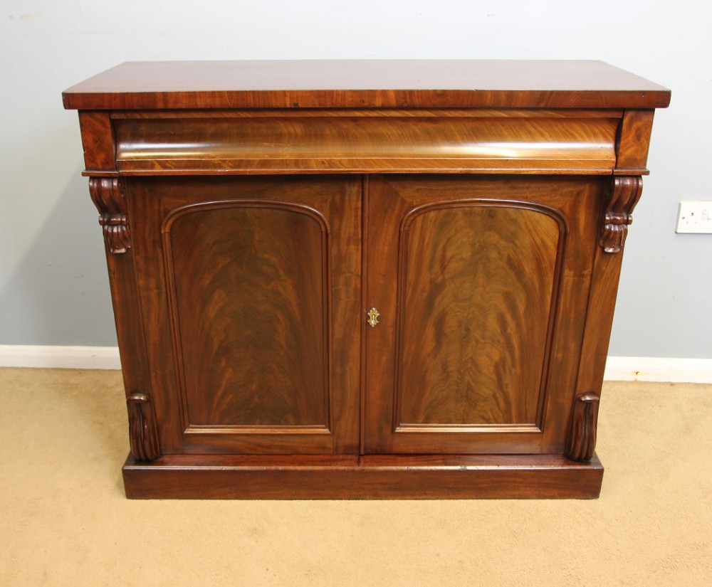 Antique Victorian Mahogany Chiffonier Sideboard