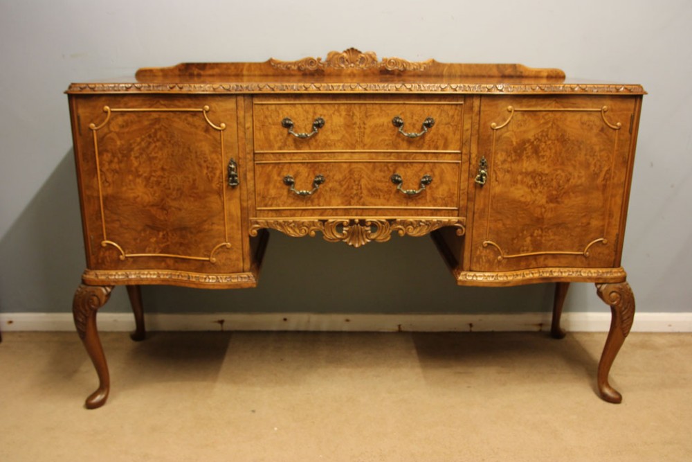 Burr Walnut Sideboard Server