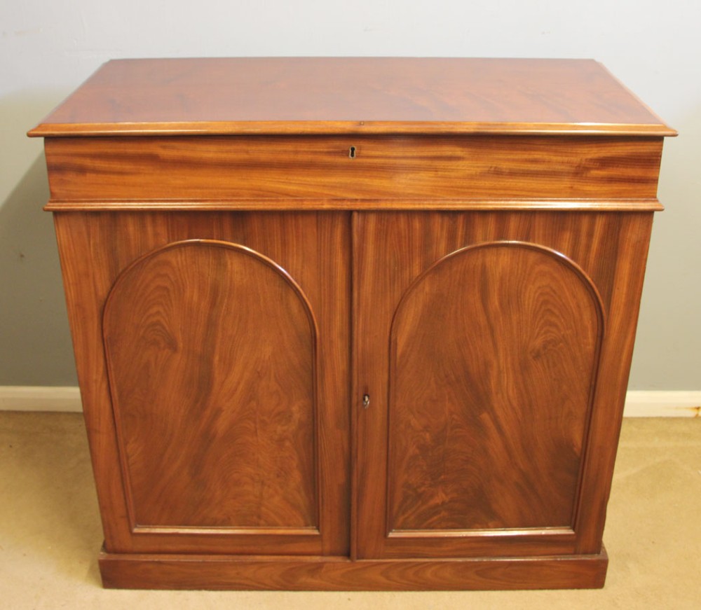 Antique Mahogany Chiffonier Sideboard Base View II
