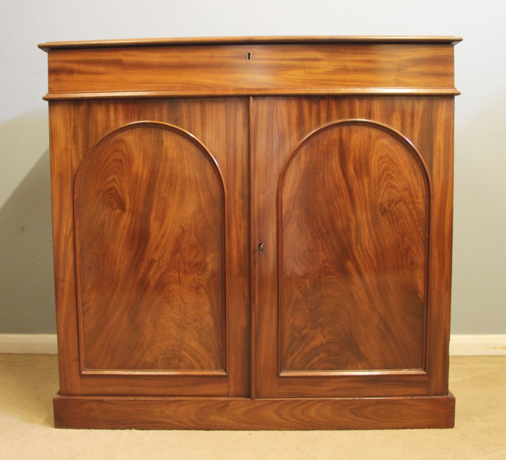 Antique Mahogany Chiffonier Sideboard Base View XI